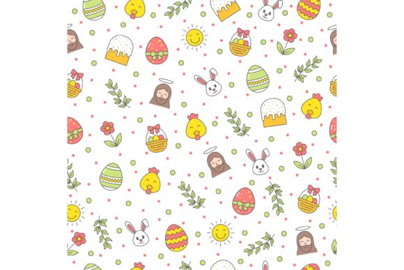 Download Happy Easter Seamless Pattern - Easter seamless pattern Collection