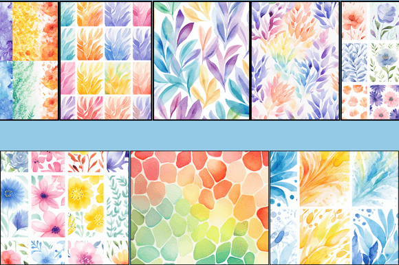 Download Watercolor Patterns - Patterns Collection
