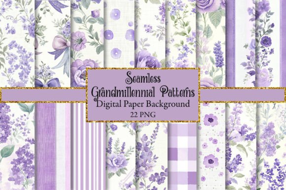 Download Grandmillennial Seamless Patterns - Premium Resources