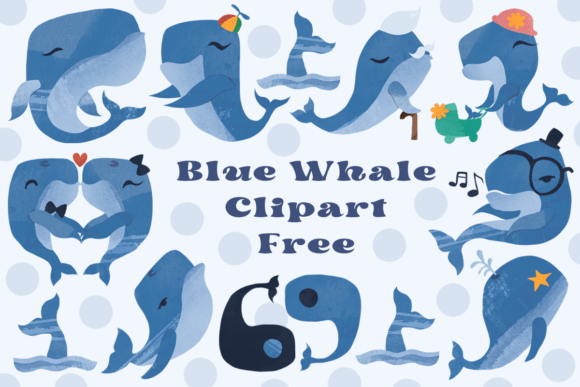 Download Blue Whale Clipart Free - Clipart Collection