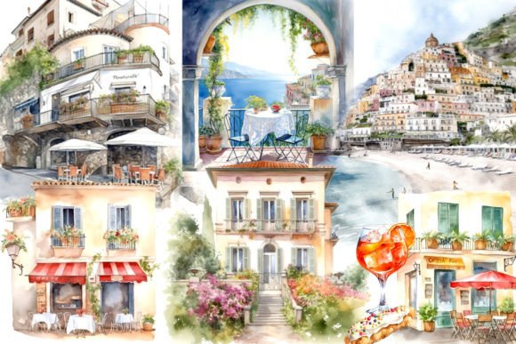 Download Italy Amalfi Clipart Italy Clipart - Clipart Collection