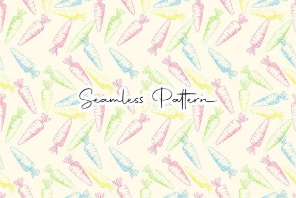 Download Pastel Carrot Easter Seamless Pattern - Easter seamless pattern Collection