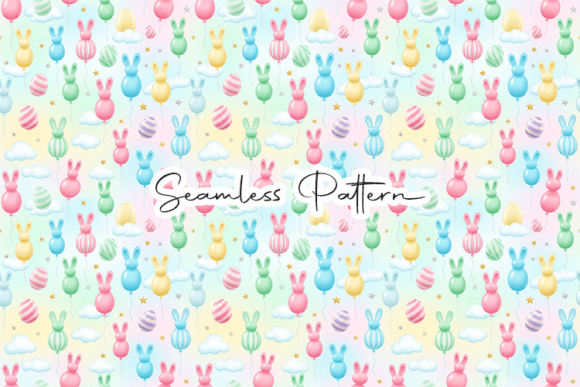 Download Cute Bunny Easter Seamless Pattern - Easter seamless pattern Collection