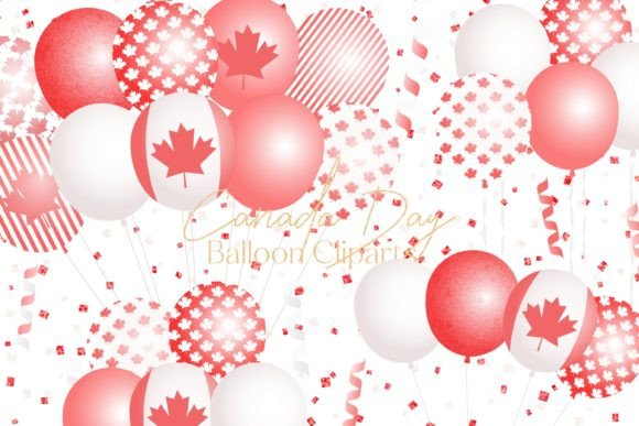 Download Canada Day Balloon Clipart PNG - Clipart Collection