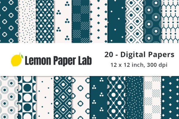 Download Blue Polka Dot Digital Paper Patterns - Patterns Collection