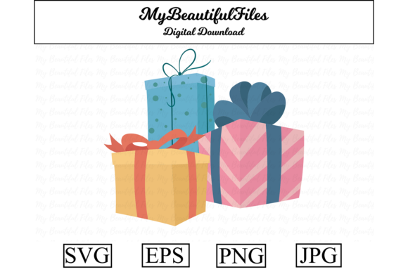 Download Christmas Presents Clipart Design - Clipart Collection