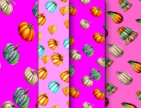 Download Pumpkin Seamless Patterns Fabric Design - Patterns Collection