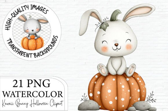 Download Bunny Halloween Clipart Bundle - Clipart Collection