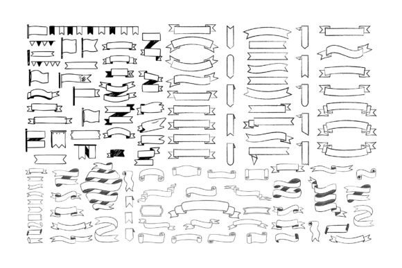 Download SVG Vintage Banner Ribbon Clipart Vector - Clipart Collection