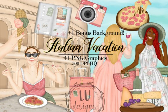 Download Italy Vacation Clipart, Italian Summer - Clipart Collection