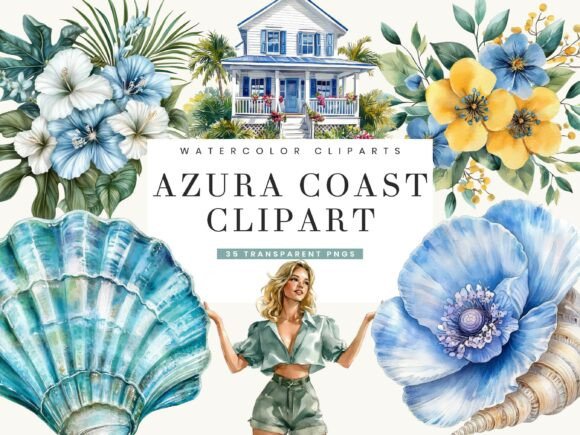 Download Sea Summer Azura Coast Clipart - Clipart Collection