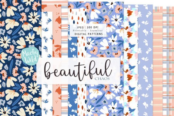 Download Beautiful Chaos Flower Patterns - Patterns Collection