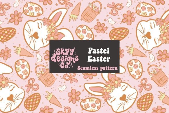 Download Pastel Boho Easter Seamless Pattern - Easter seamless pattern Collection