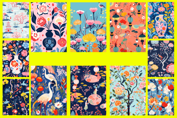 Download Chinoserie Patterns - Patterns Collection